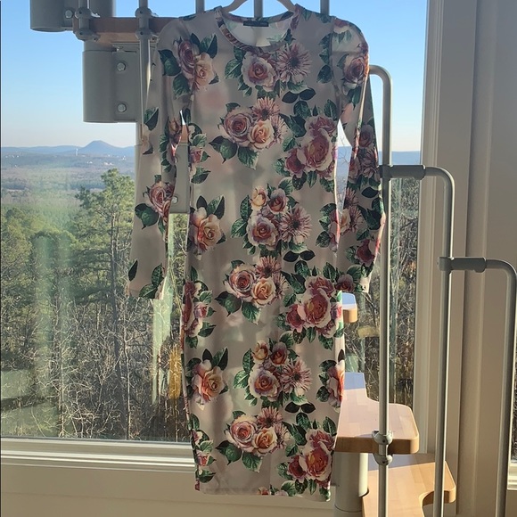 Zara Bodycon Floral Dress - Picture 1 of 5